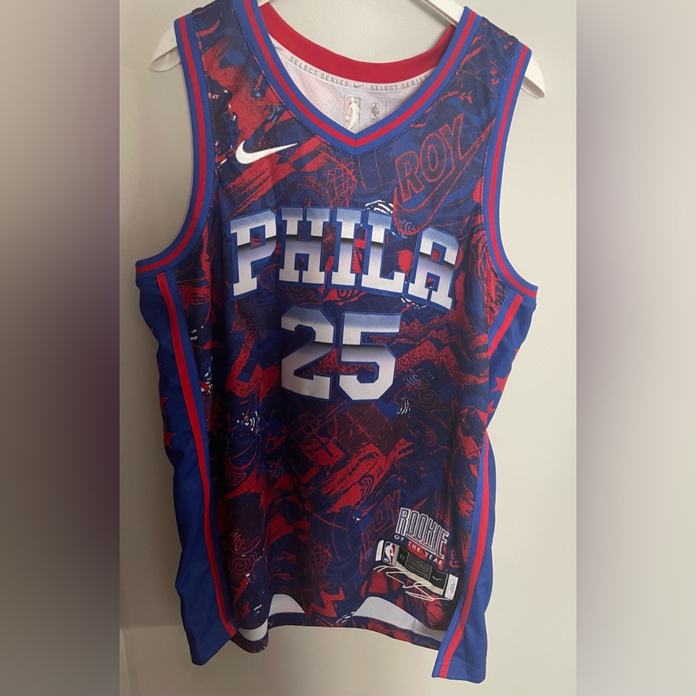 Nike Ben Simmons Philadelphia 76ers NBA Select Series Rookie Jersey Size XL